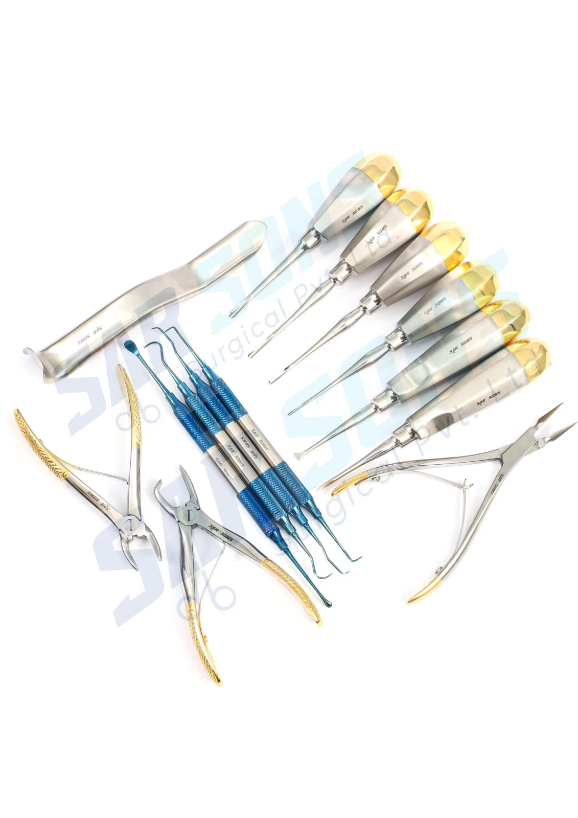 Veterinary Dental Small Animal Surgical Instrument Set – 15 Pcs with Box