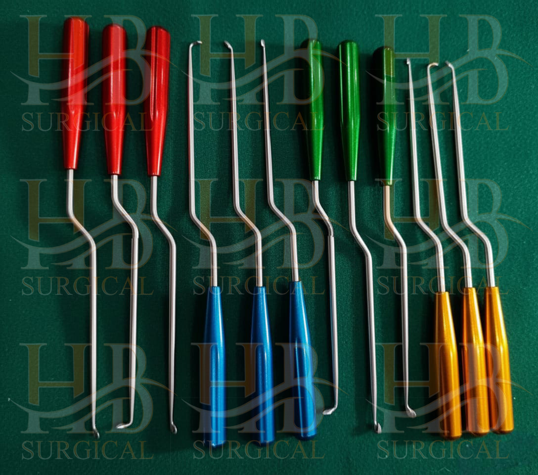 Basic MIS Lumbar Spine Surgery Curettes Set of 12 Pcs Instruments High Quality