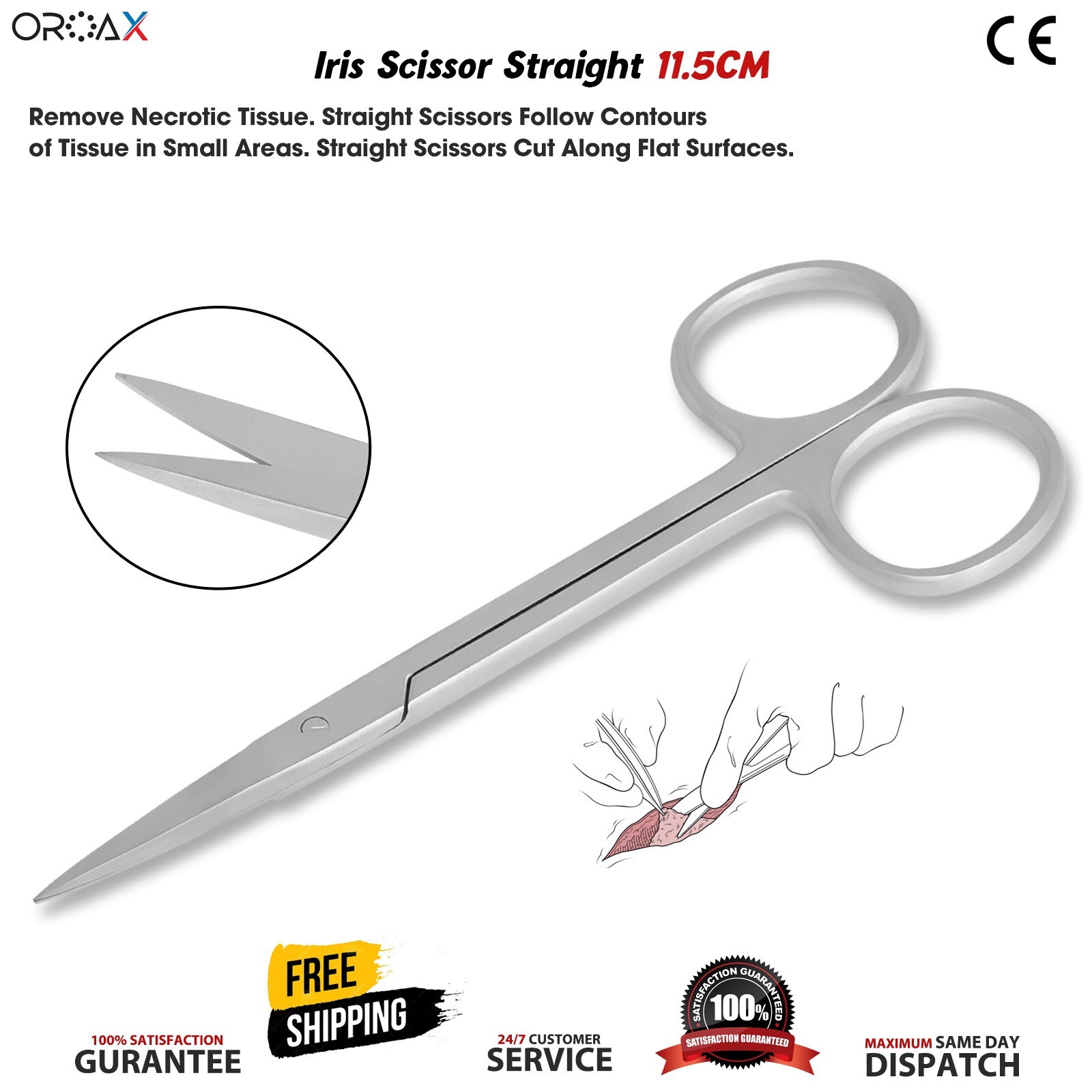 Dental Minor Surgery Kit Tissue Holding & Dissecting Oral Surgical Instruments