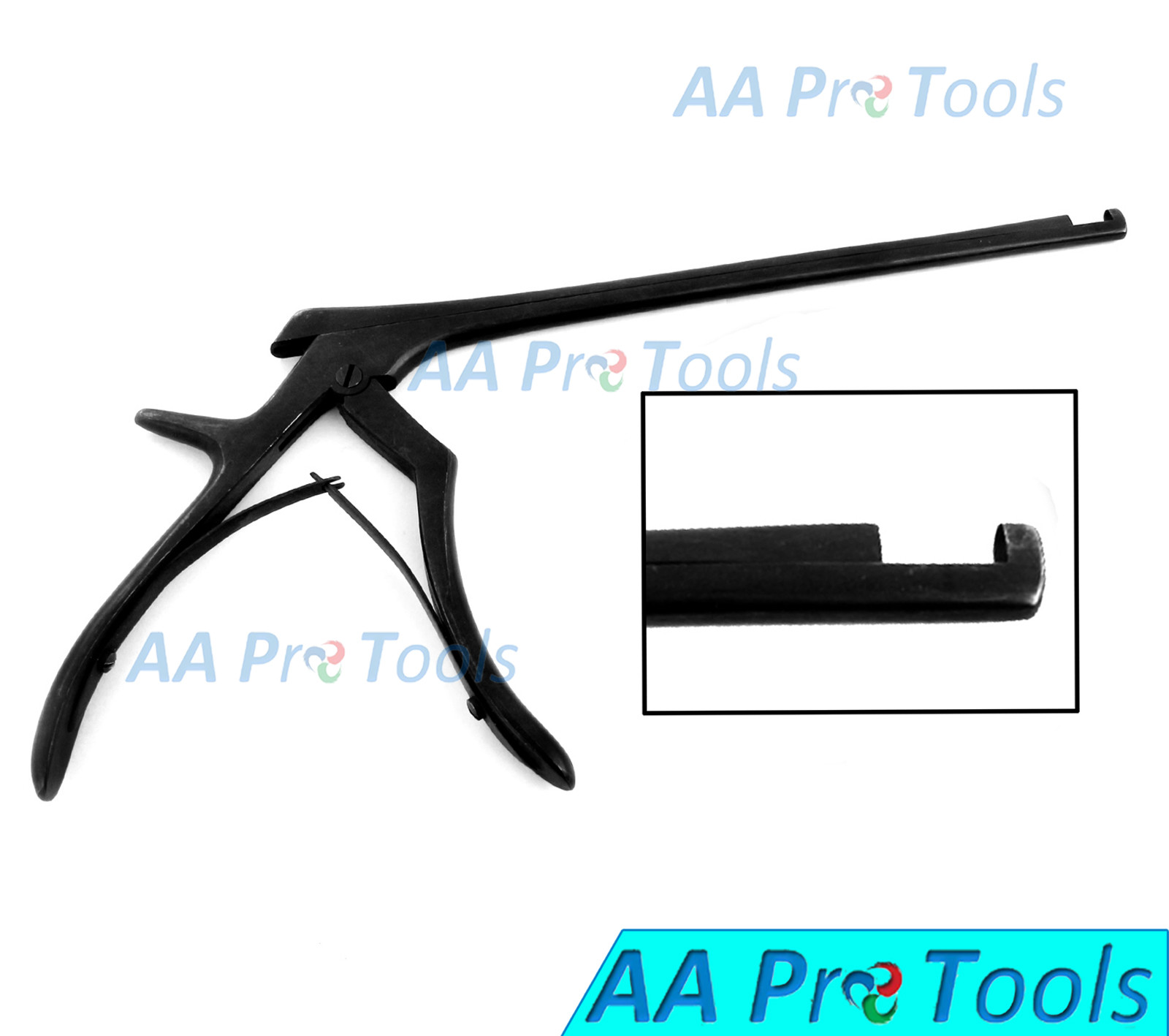 KERRISON RONGEUR Black Color 7″ Shaft 5mm 90° Up Bite Orthopedic Instruments