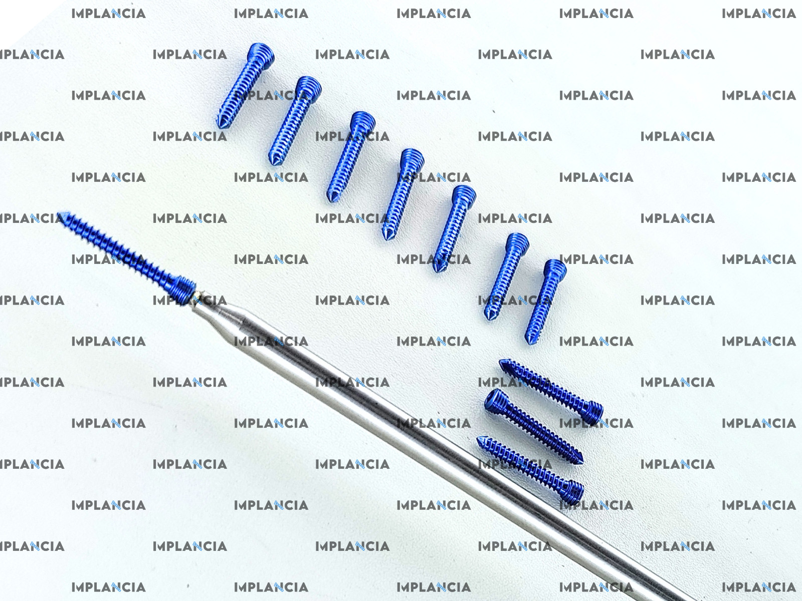 AO Locking 2.4mm Star Head Self-Tapping Screw & Screwdriver Set 100 Pcs Titanium