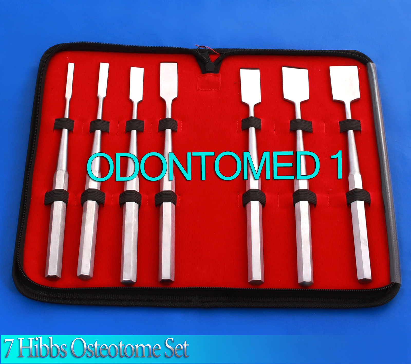 7 Hibbs Osteotome Set Orthopedic Surgical Instruments