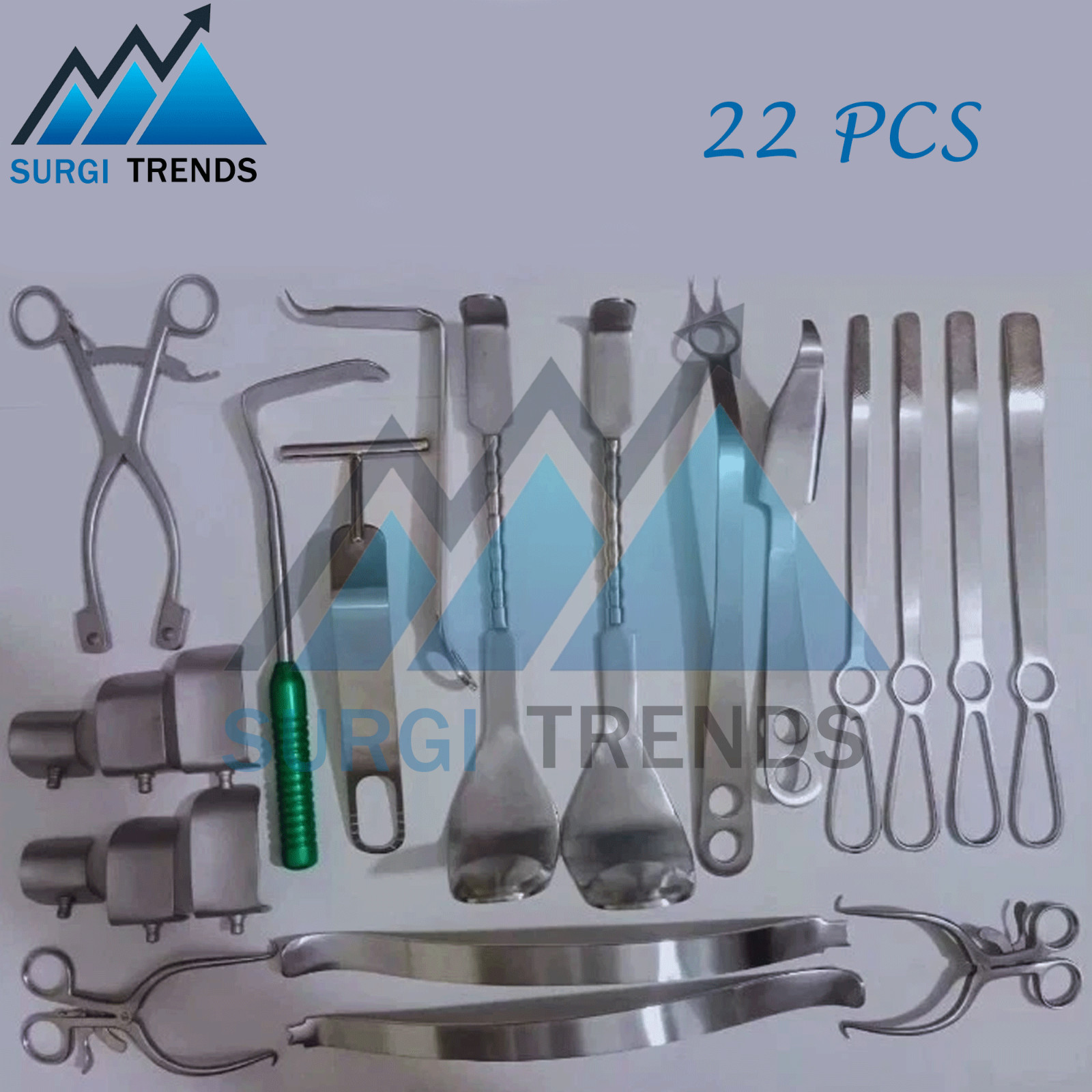 Orthopedic Shoulder Surgery Kit 22Pcs Retractor System Steel Set instruments