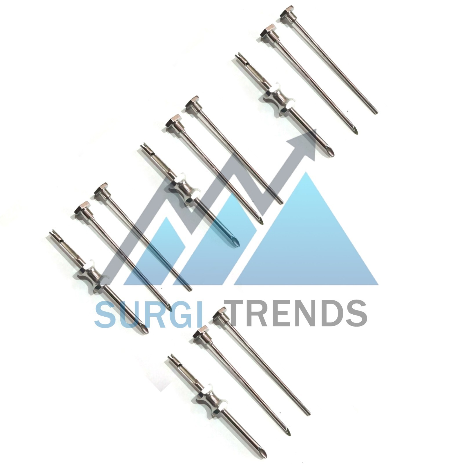 3.5mm HRT Trocar Hormone Replacement Pellet Insertion Trocars 4 Sets