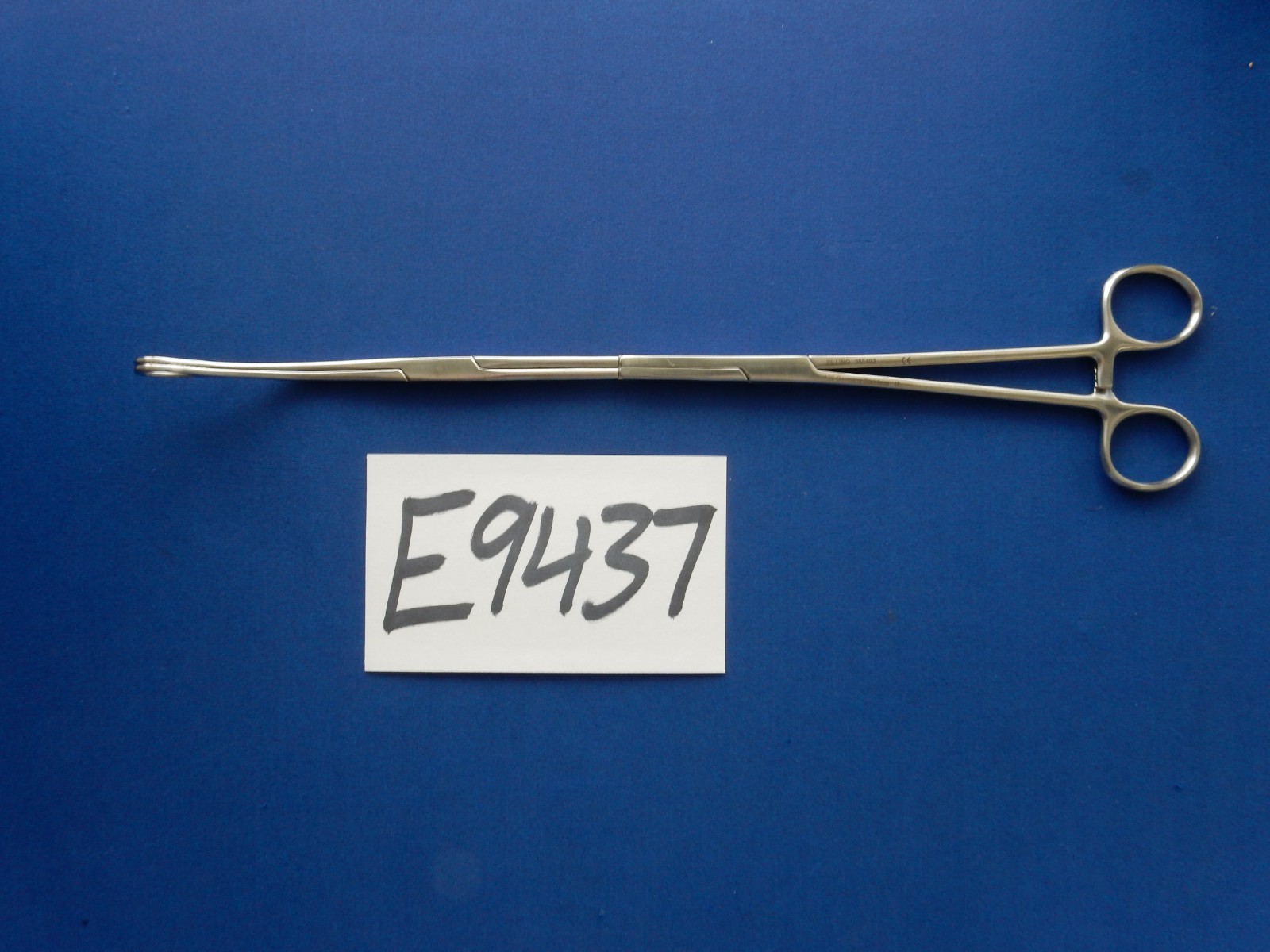Pilling 355493 Hallman Tunneling Forceps Curved Serrated 14-5/8″