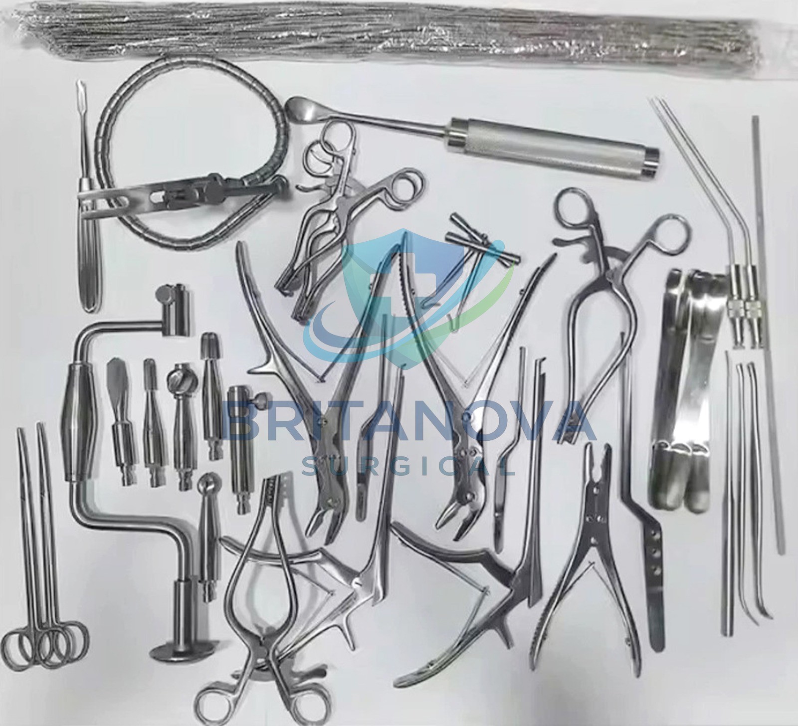 Basic Craniotomy Surgical Neuro and Spinal Orthopedic Instruments Set