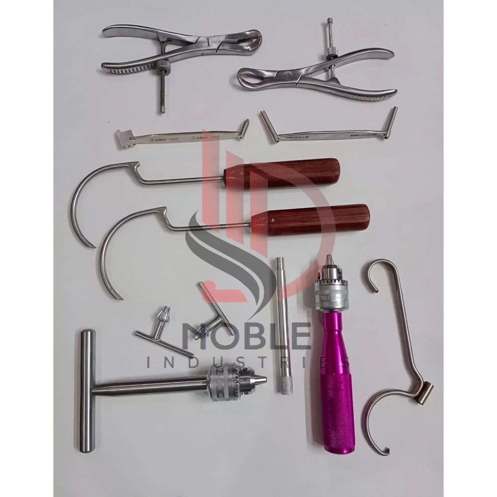 Orthopedic Veterinary Surgical High Quality Instruments Set of 9 PCS