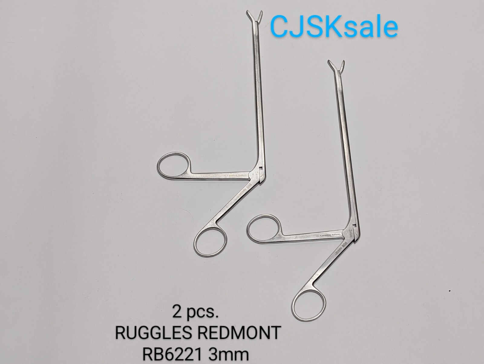 2 pcs. RUGGLES REDMOND RB6221 3mm (USED).