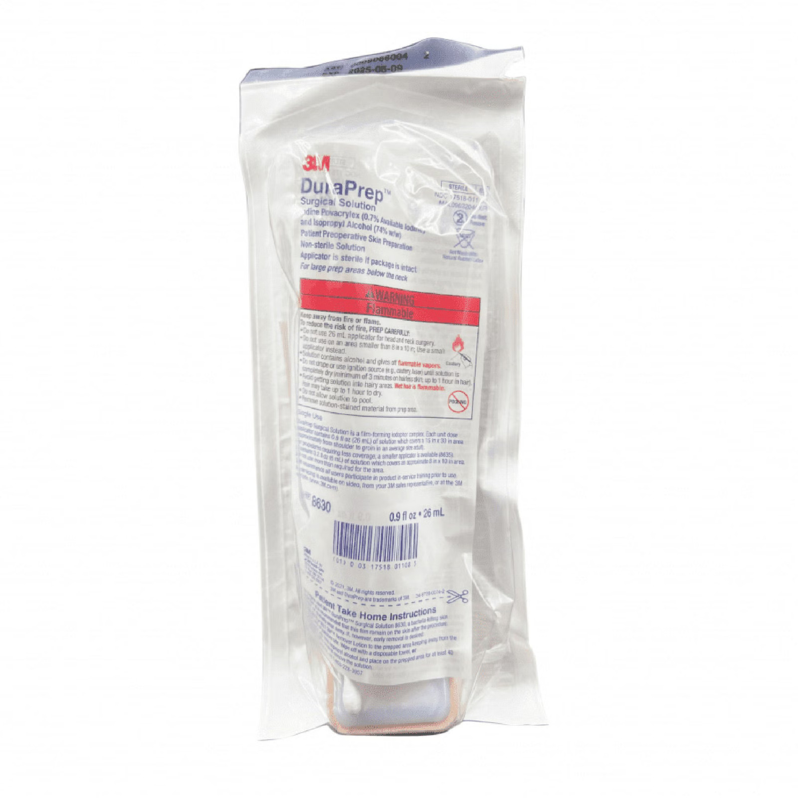 3M DuraPrep Skin Prep Solution NonSterile 8630 20 Count(s) 1 /Count