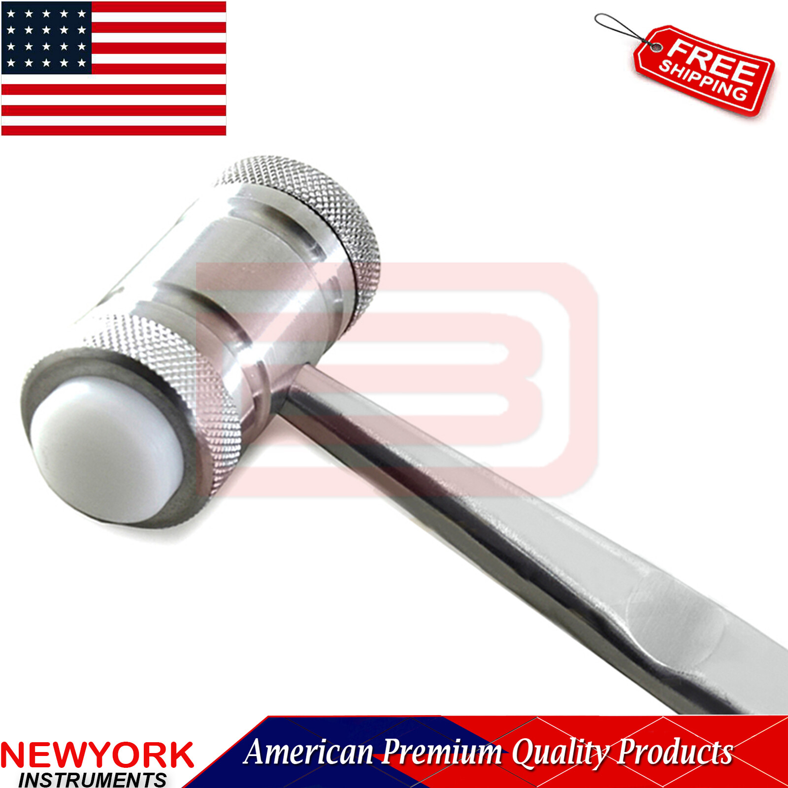 Mallet Mead Dental Hammer Hard Bone Lifting Hammer Ortho Implant Instruments New