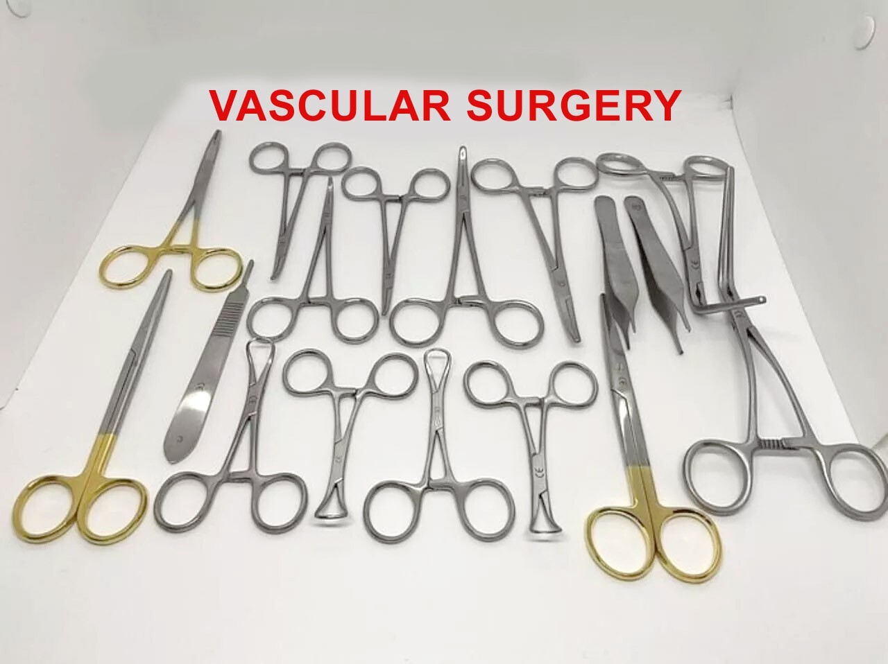 VASCULAR SURGERY INSTRUMENTS 17 PCS SET SURGICAL INSTRUMENTS INHIGH QUALITY