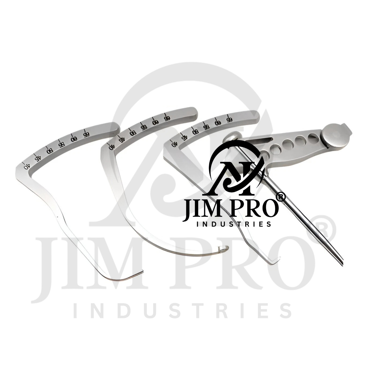 JIM PRO Orthopedic 5 Pc ACL PCL Reconstruction Drill Guide Knee Jig Set With Box