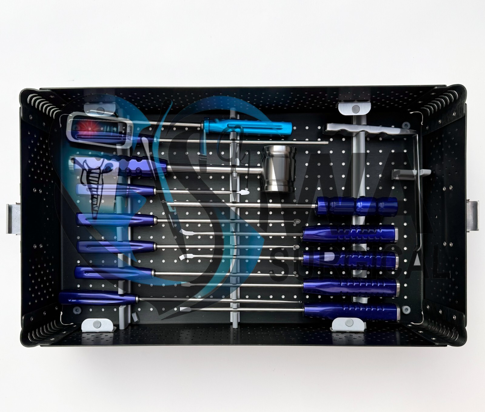 Unilateral Biportal Endoscopic UBE Spine Surgery Set Orthopedic Set, Black Box,