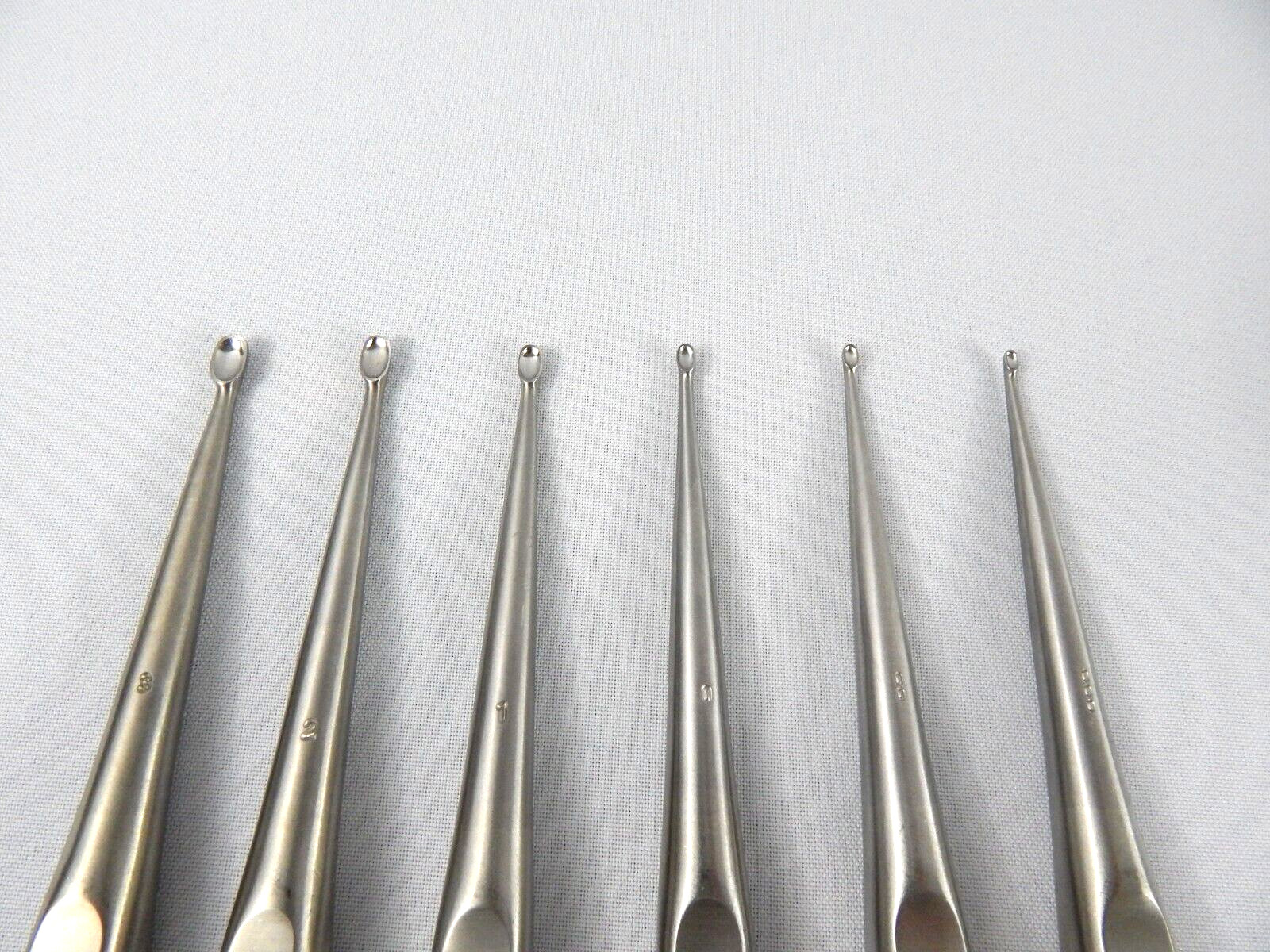 BOSS INSTRUMENTS BRUNS CURETTE 6 3/4” STRAIGHT SET OF 6