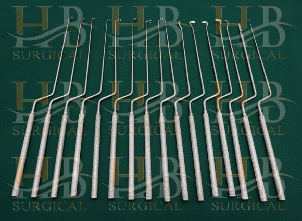 Hardy Pituitary Neuro Curettes Set Of 16 Surgical Instruments Transsphenoidal