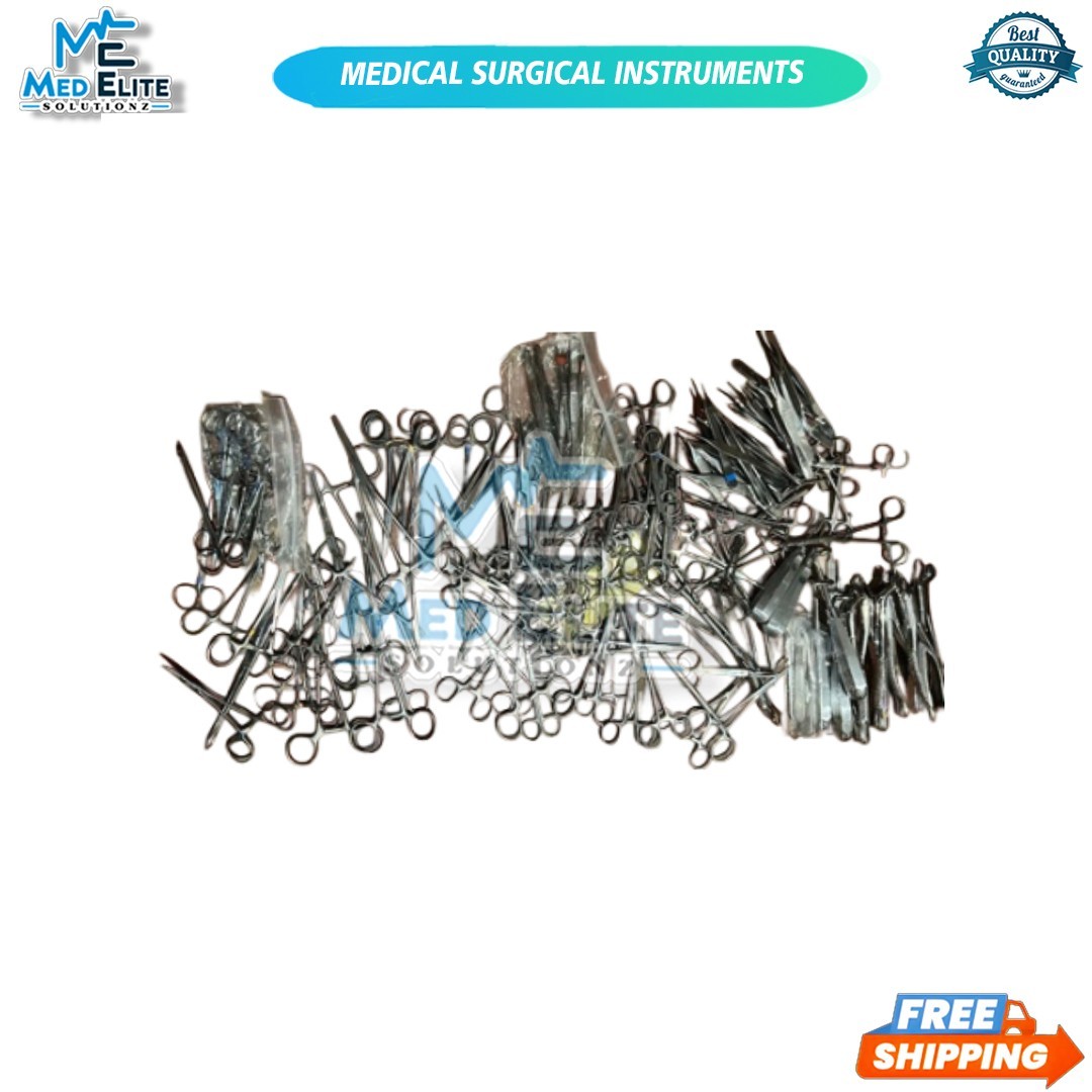Lot of 150 Various Sizes Brands OR Medical Surgical Instruments Stainless Steel