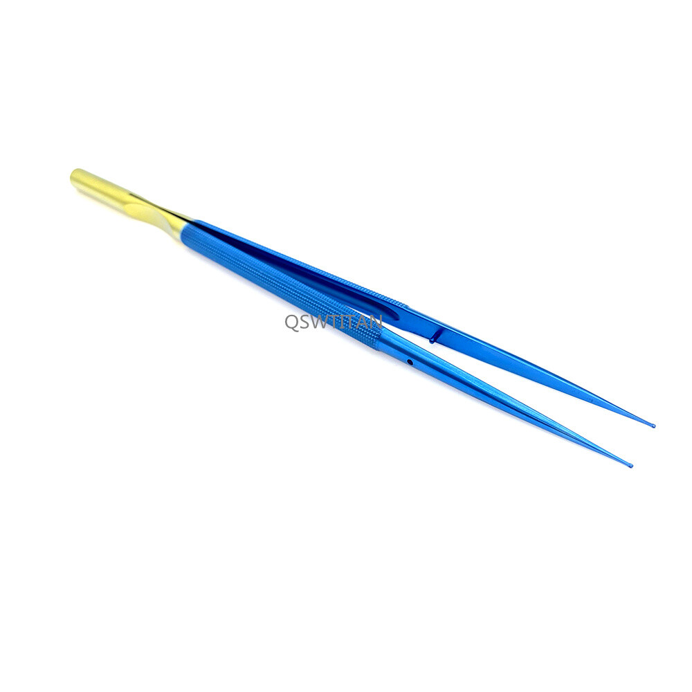 Titanium Micro Ring Forceps 1.0mm Round Handle Micro Surgical Instrument