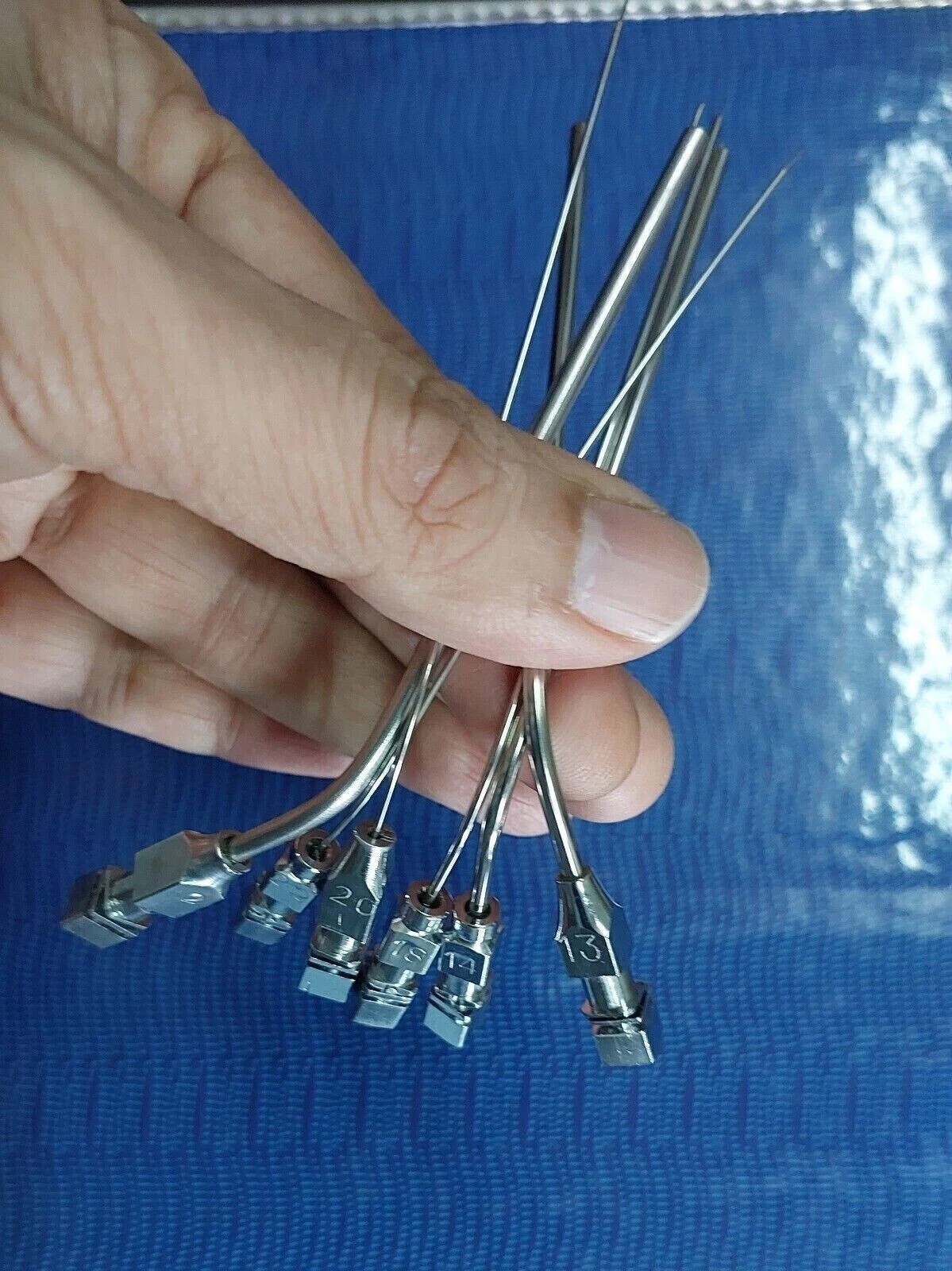 ENT Ear Suction Tip Set Size12G to 22G Surgical Instrument Set of 6