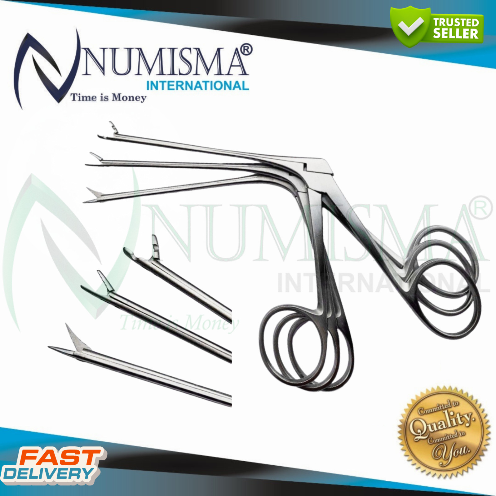 Ear Forceps Set of 3 Pcs ENT Surgical Instruments Used in Ear Surgery
