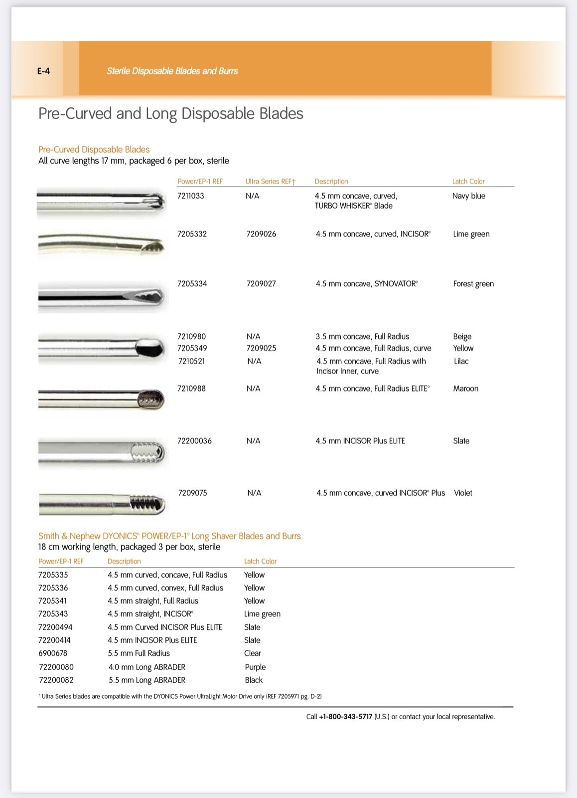 Smith & Nephew Shaver Blades. Any Kind Price for 1BX/6. Shaver System Available