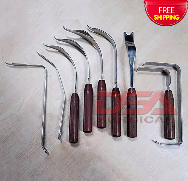 Hip Retractors Arthroplasty Orthopedic Surgery Instruments Set High Quality