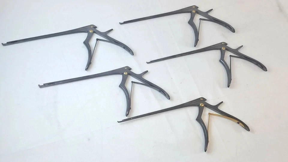 5 Pc. Set Fehling Ceramo S Kerrison Rongeur Set 1mm-5mm 40° Up 200mm Ejector