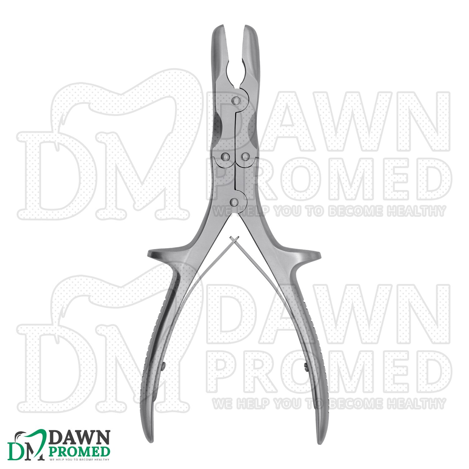 Curved Stille-Luer Bone Rongeur 8.75″ Double Action Orthopedic Inst German Grade