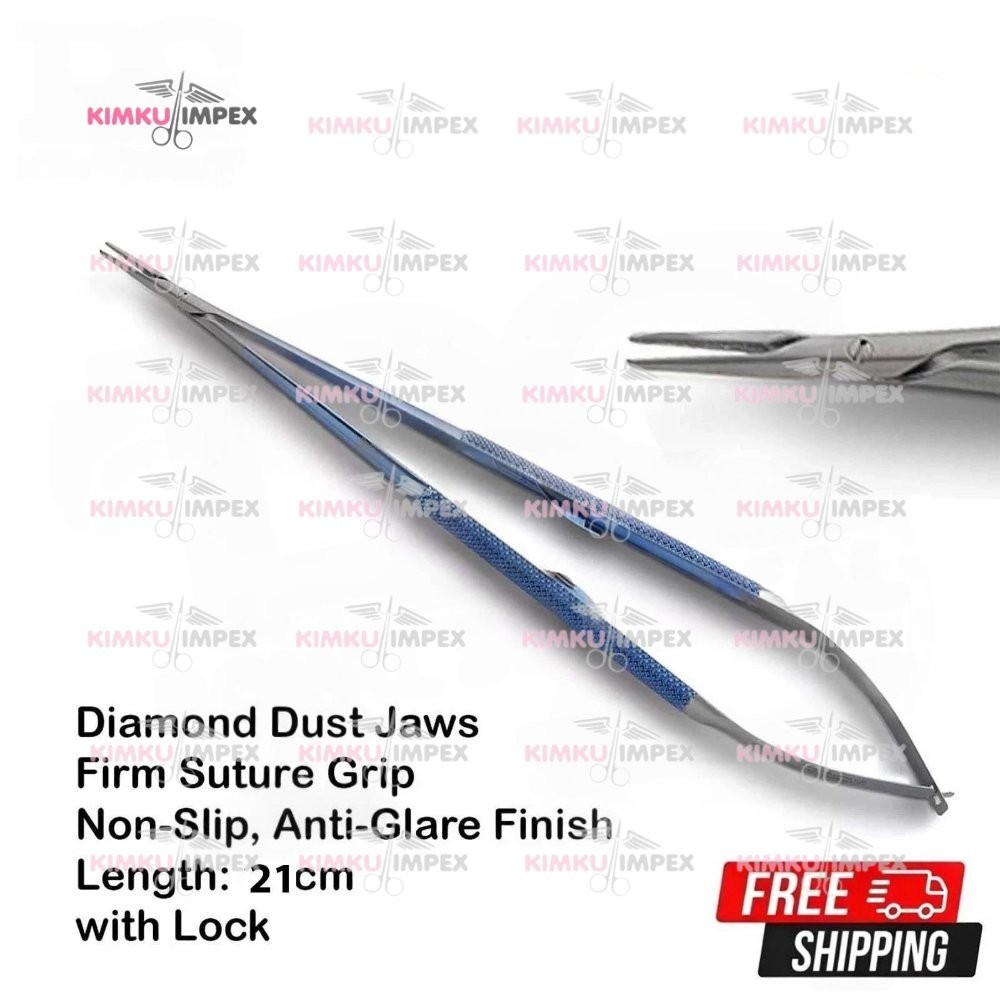 Titanium Micro Castroviejo Needle Holder 20cm straight tip surgical instruments