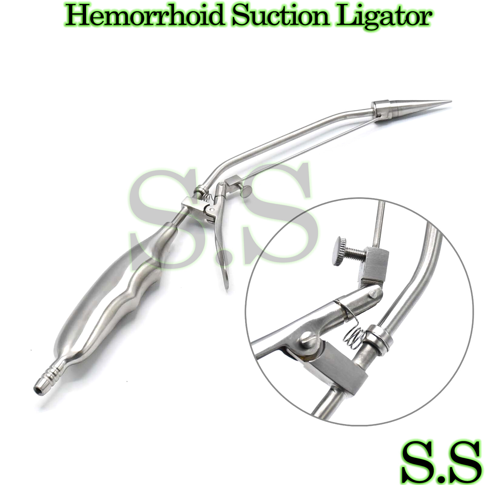 Premium Grade Hemorrhoid Suction Ligator Rectal Surgical Instruments OP-021
