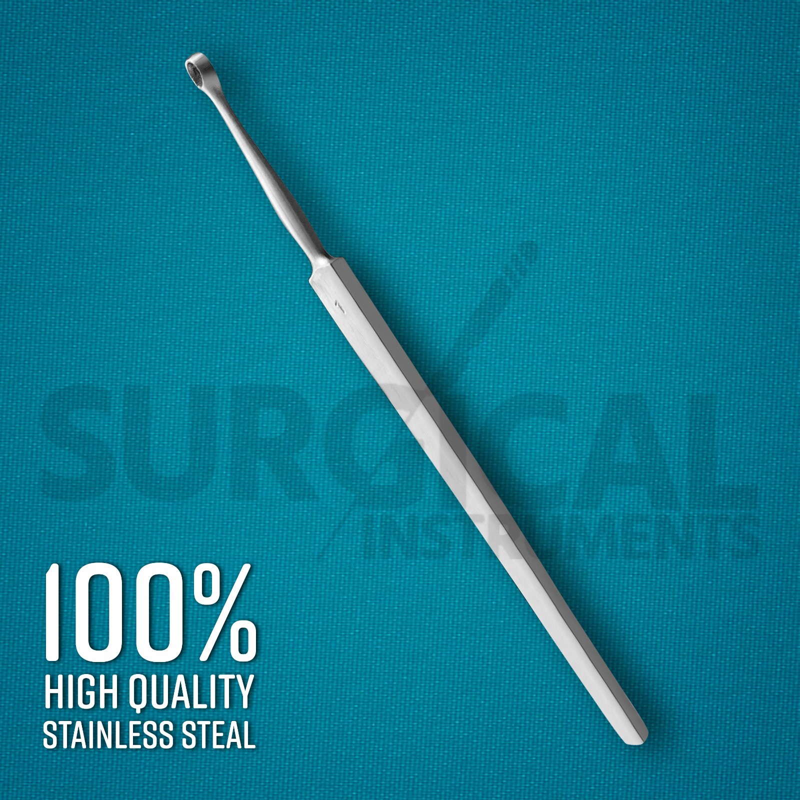 4 Pcs Fox Dermal Curette Surgical ENT Instruments 5.5″ Dermatology German Grade