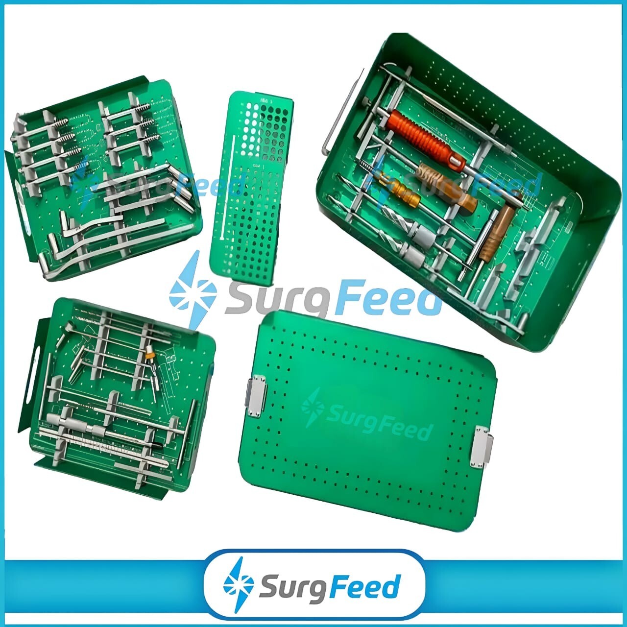 DHS DCS Instruments et 27 Pcs Surgical Orthopedic Set with Sterilization Cases