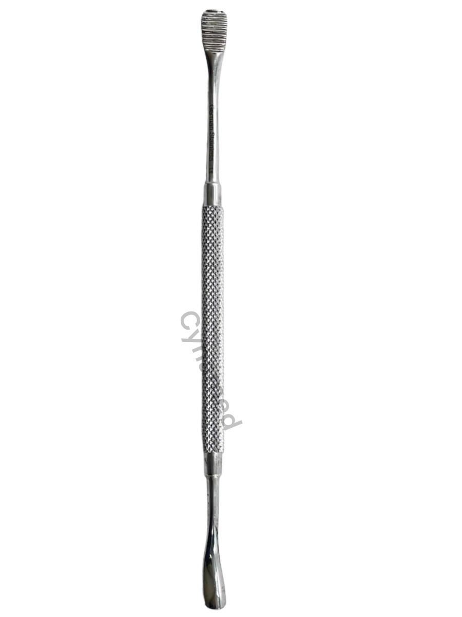5 CT Howard Bone File #12, Knurled, Double-Ended, Bone Filing Handpiece