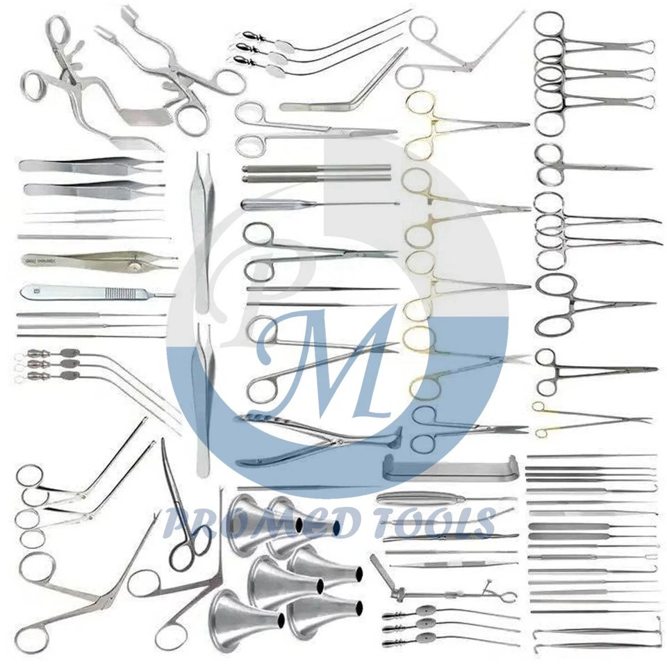 Tympanoplasty Instruments 101 Pcs Micro Ear Surgery Set ENT Surgical Instruments