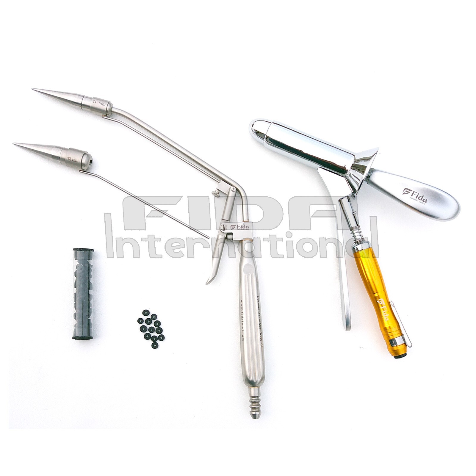 Hemorrhoid Suction Ligator Proctoscope Rectal Anoscope With Surgical Latex Rings