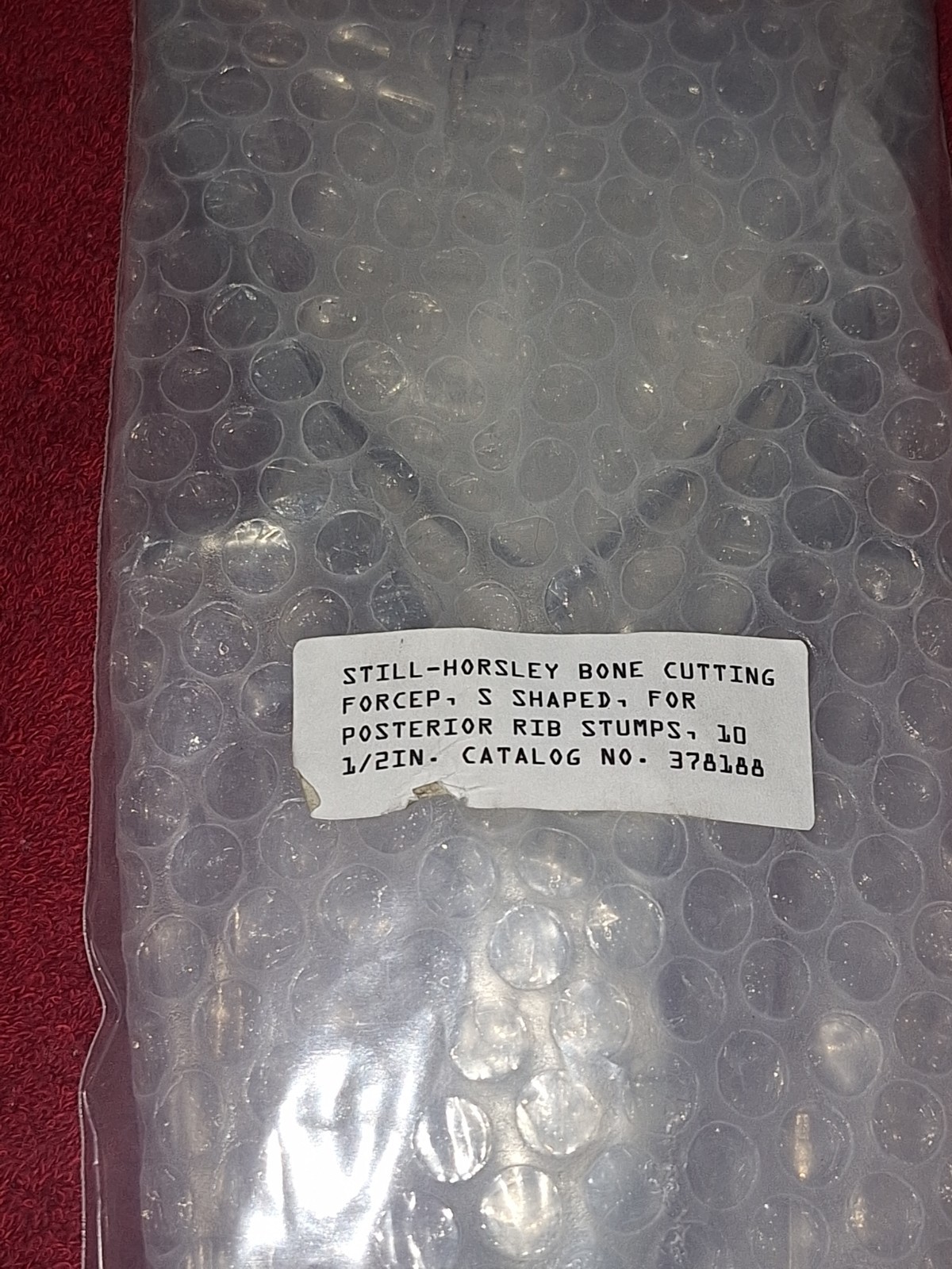 5 Stille Horsely Bone Cutting Forceps 10.5″ Angled Blades, S-shape Unused 10/13