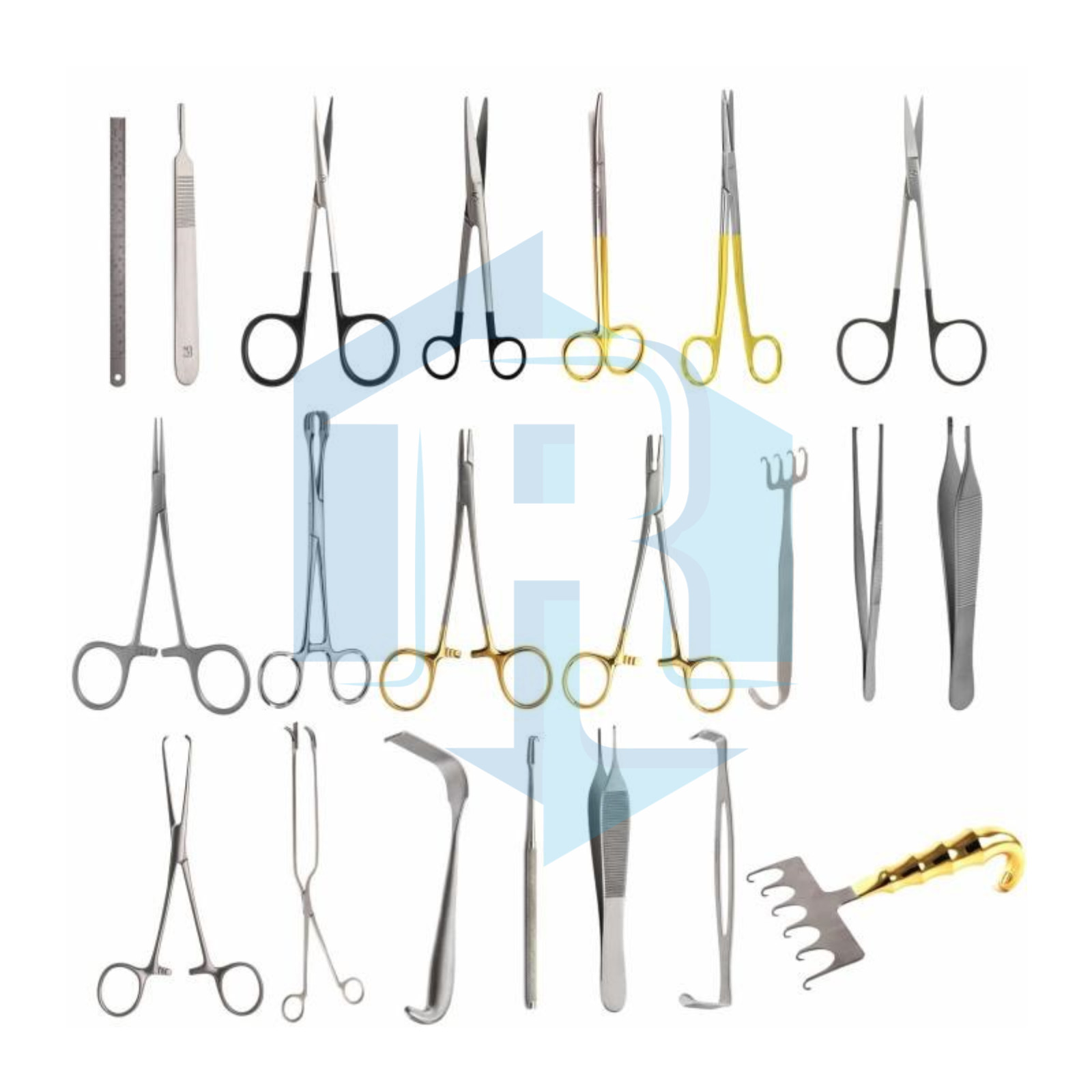 Abdominoplasty Surgery Instruments Set Tummy Tuck of 19 Pcs High Quality