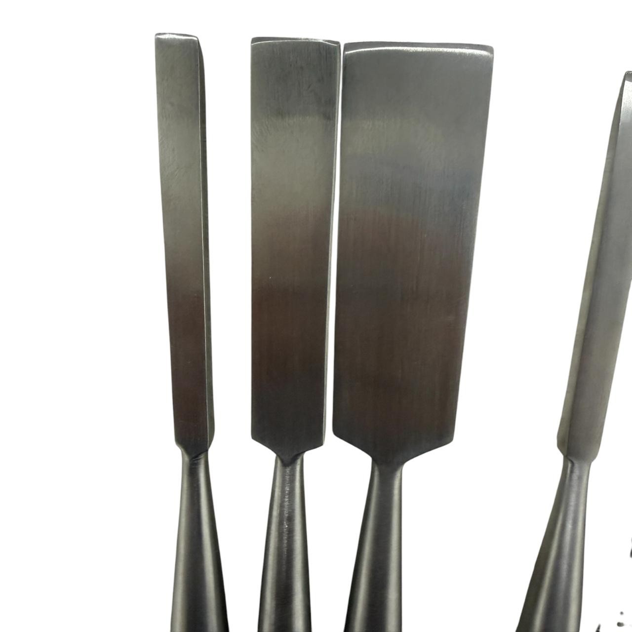 Surgical Instrument Set – 3 Osteotomes + 3 Chisels (Total 6 pcs) Brand New