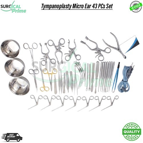 Tympanoplasty Micro Ear 43 PCs Set Surgery & Surgical Instruments