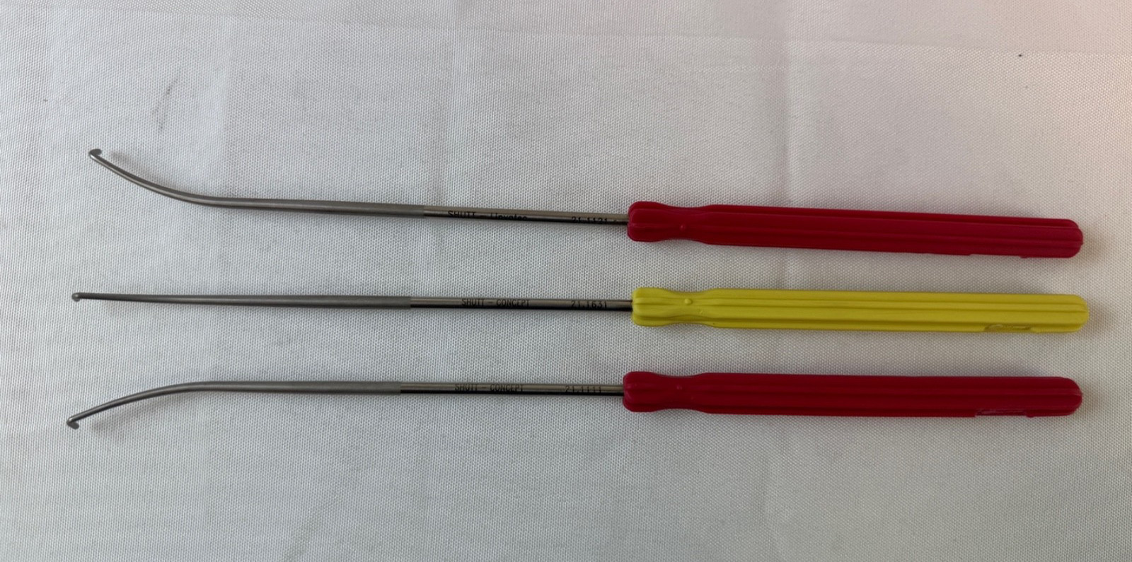 Set of 3 Shutt Linvatec Conmed Concept Mini Precision Arthroscopic Probe Set