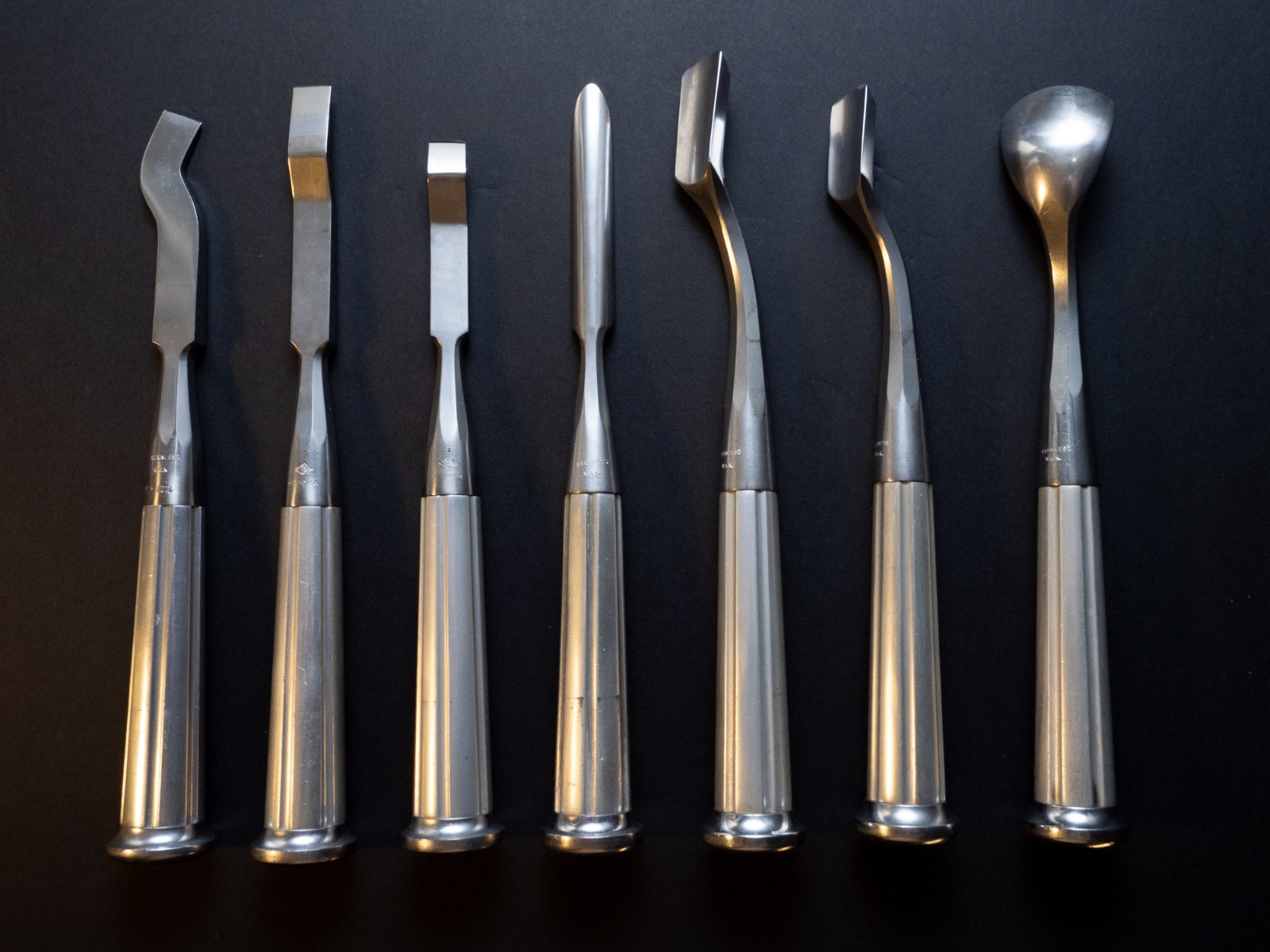 Mizuhoika Japanese Orthopedic Surgical Bone Chisels 7x Set Stainless Steel