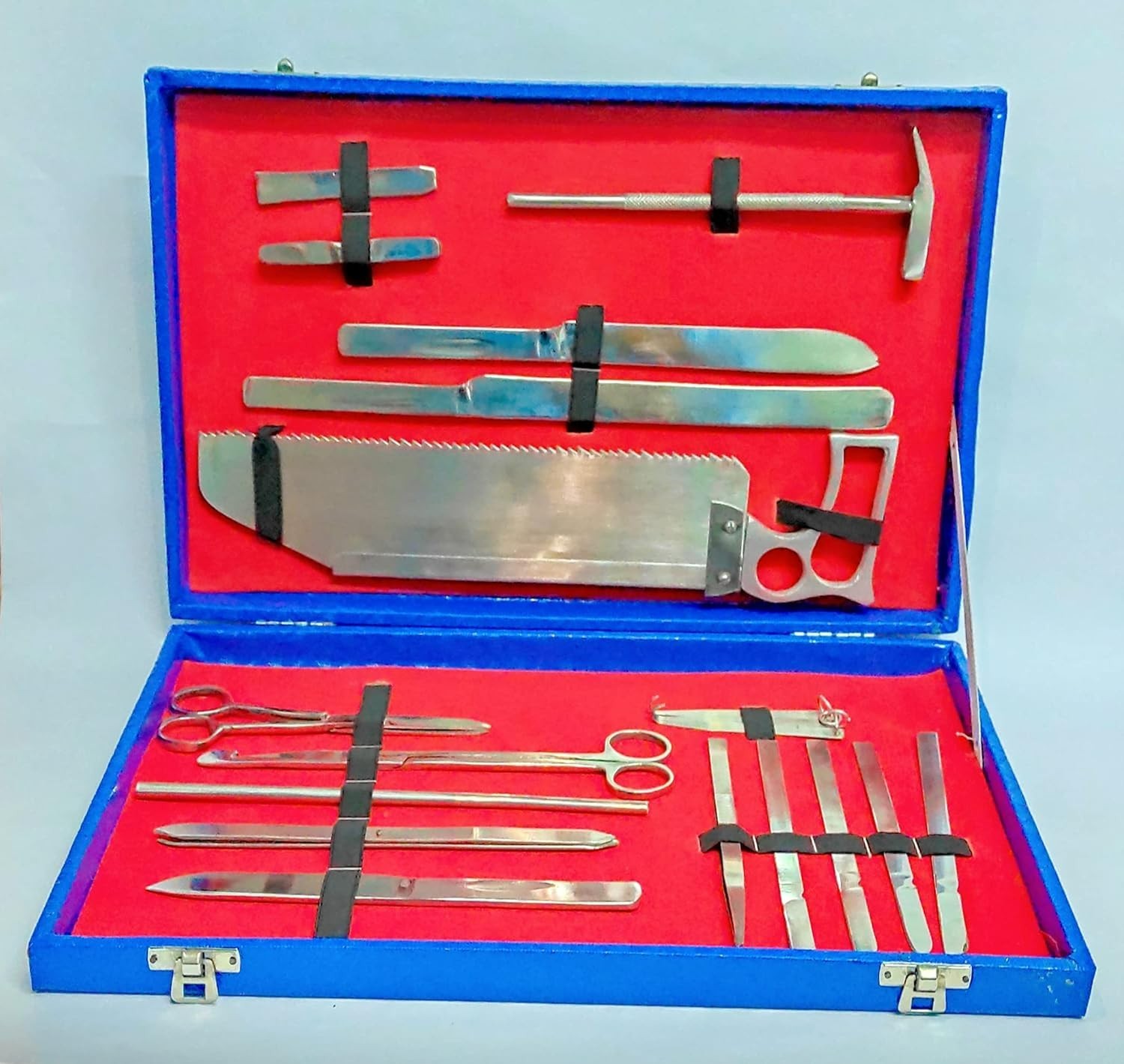 USA Post Mortem Instrument Set / Autopsy / Dissection Kit Anatomy 19Pcs